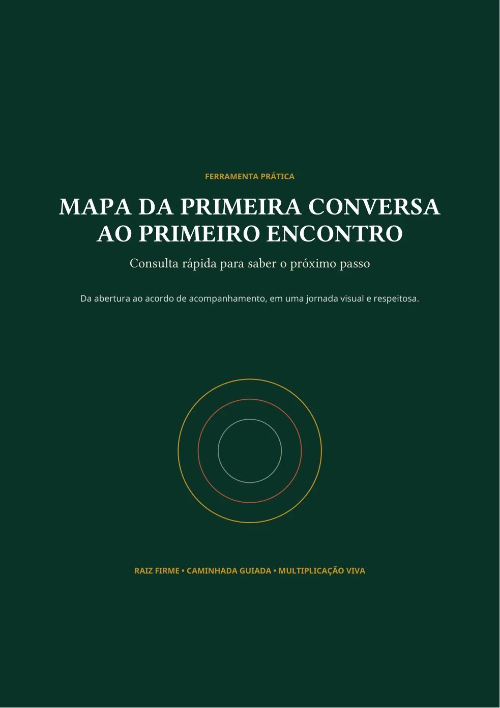 Capa do Mapa da Primeira Conversa ao Primeiro Encontro