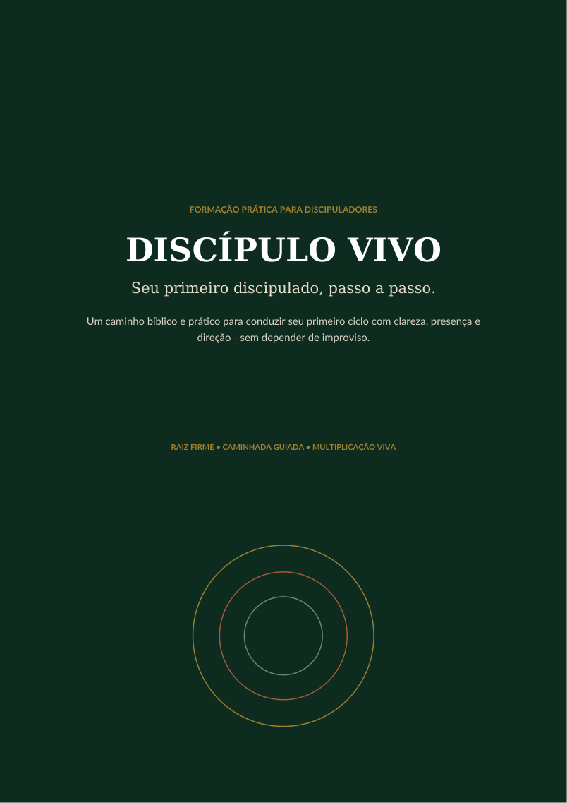 Capa do Sistema Discípulo Vivo